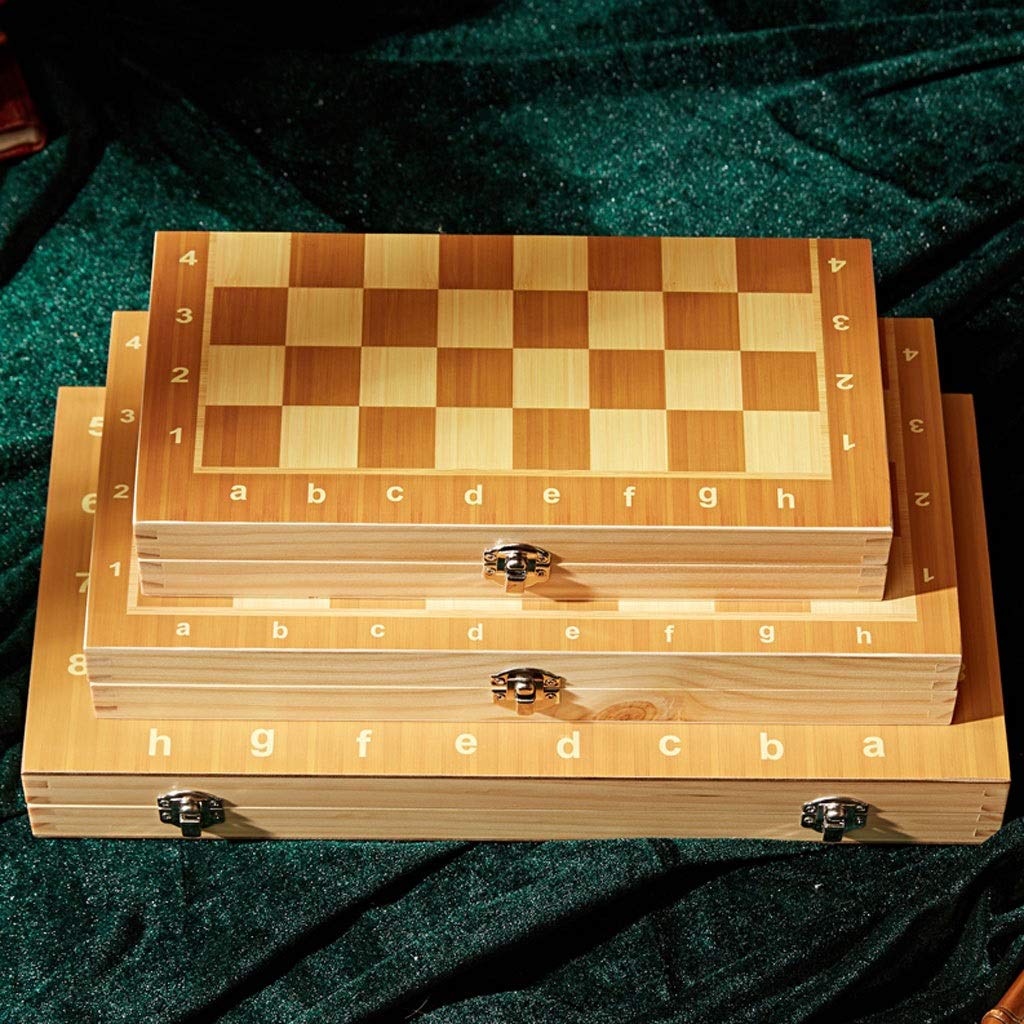 Scacchi magnetici in legno per adulti e bambini, scacchiera