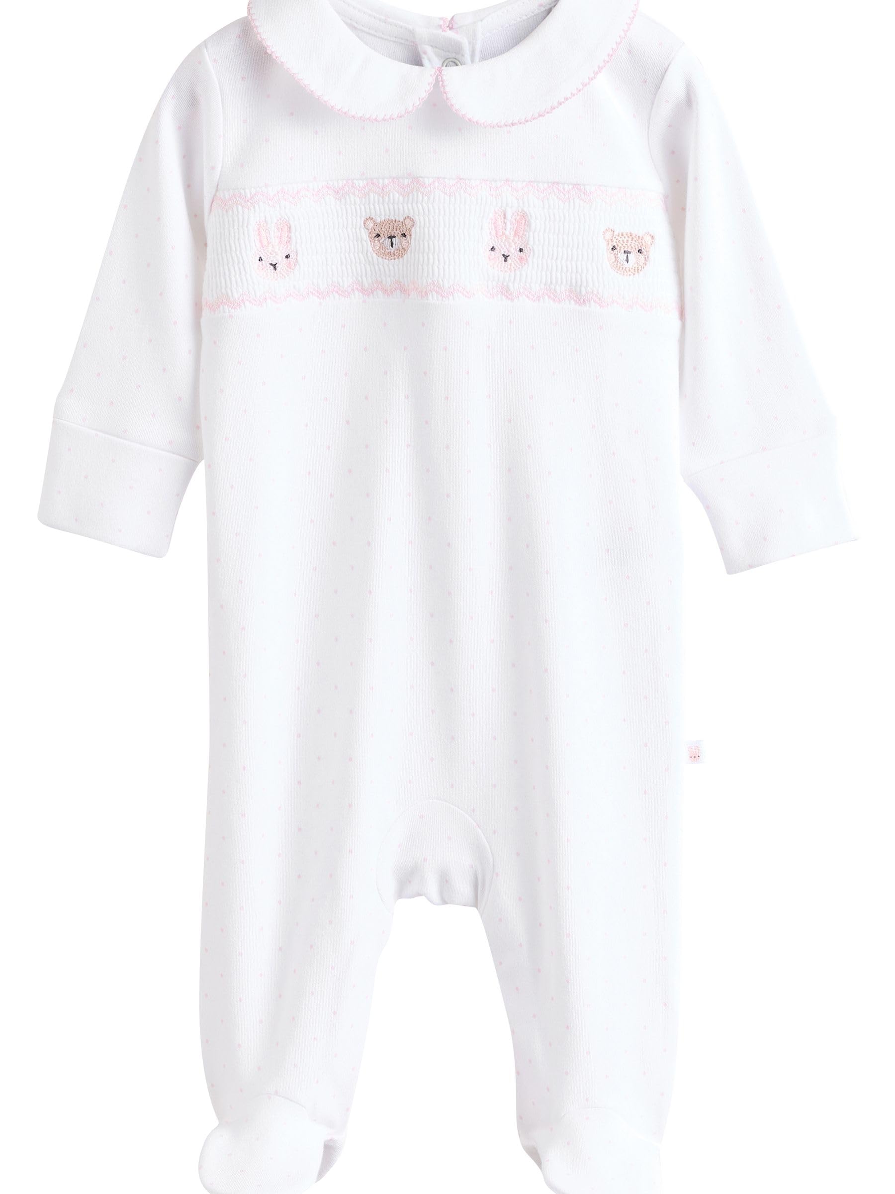NEXT Bebés niña Pack de 3 Pijamas Tipo Pelele con Cuello para bebé