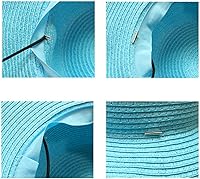 Vista 6 de Cordón de barbilla para sombrero, correa de barbilla extraíble negra con bloqueo de cable de parada con resorte, paquete de 5, Negro