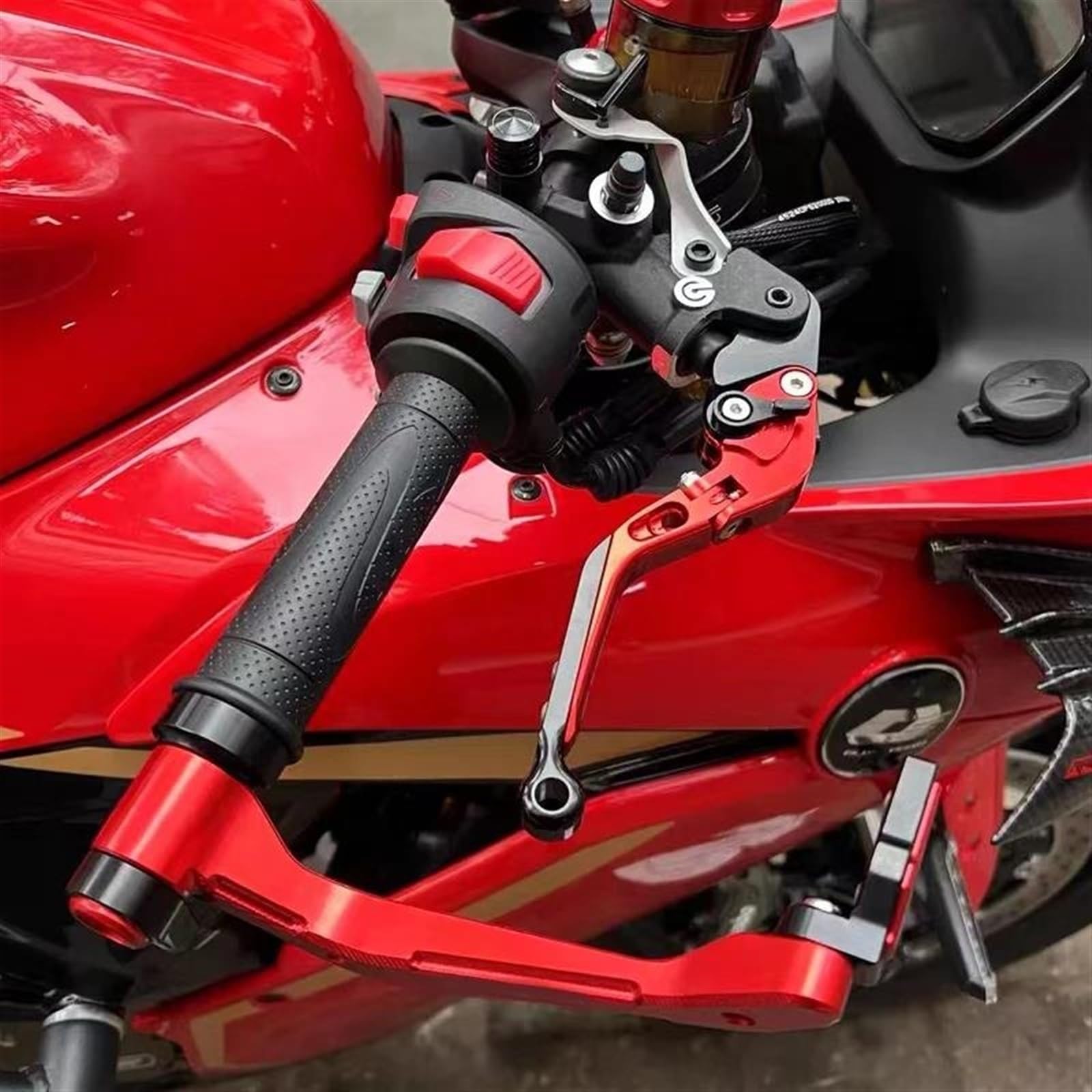 INLIMA Leve per Freno e Frizione per Tracer 7/7GT Tracer 7 GT 2021-2023 CNC Pieghevole Allungabile Regolabile Leve Freno Frizione Moto (Color : 8)