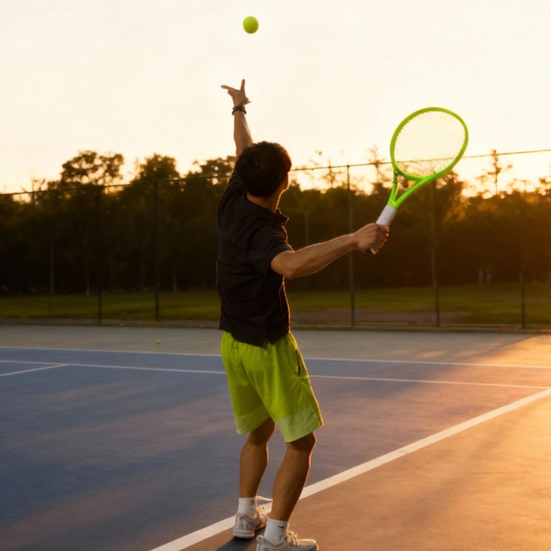PONGBOT Lot de 50 balles de tennis avec sac, sans pression et haute élasticité pour la pratique, l'exercice, l'entraînement des débutants