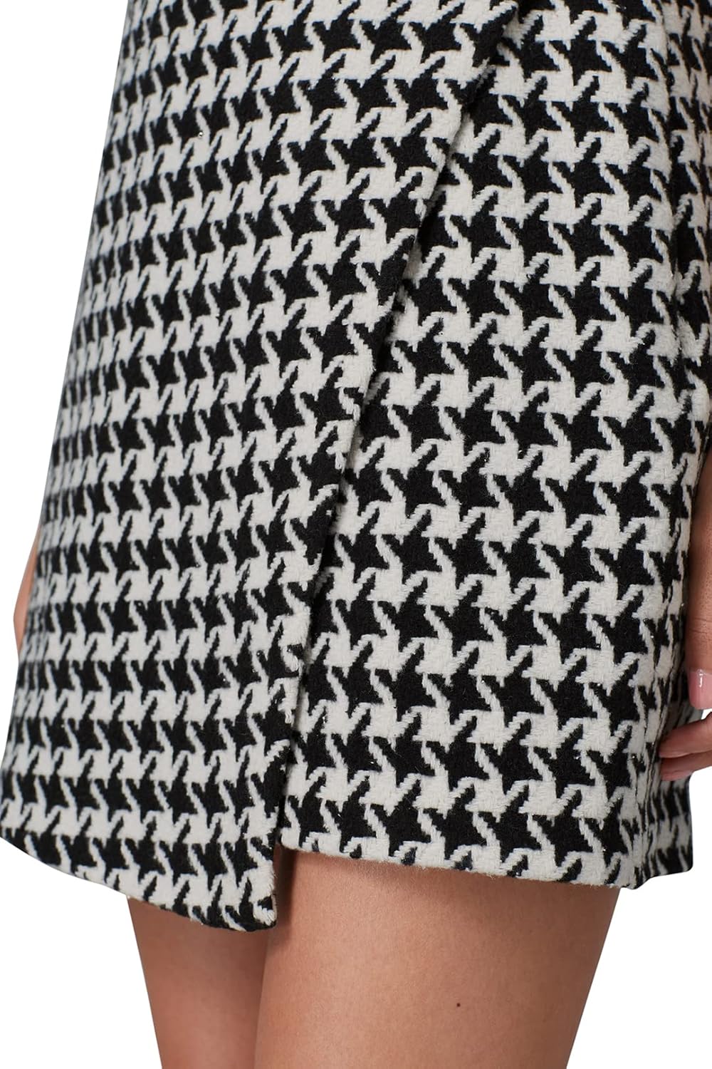 Louna Rent The Runway Pre-Loved Houndstooth Mini Skirt - Image 5
