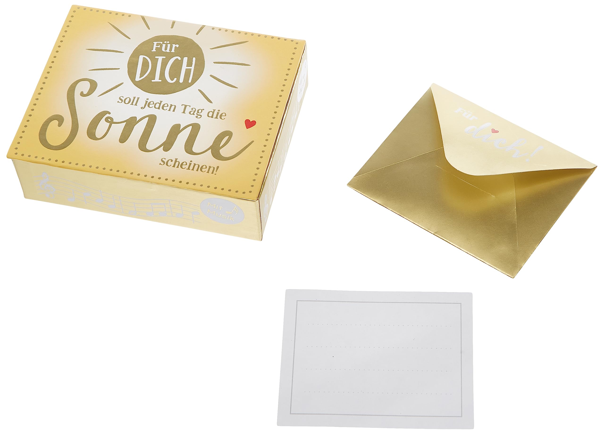 Depesche Soundbox Per Regalare Soldi E Buoni – Con Melodia “I Got You” E Busta Argento – 11,2×9,5×3,5 Cm