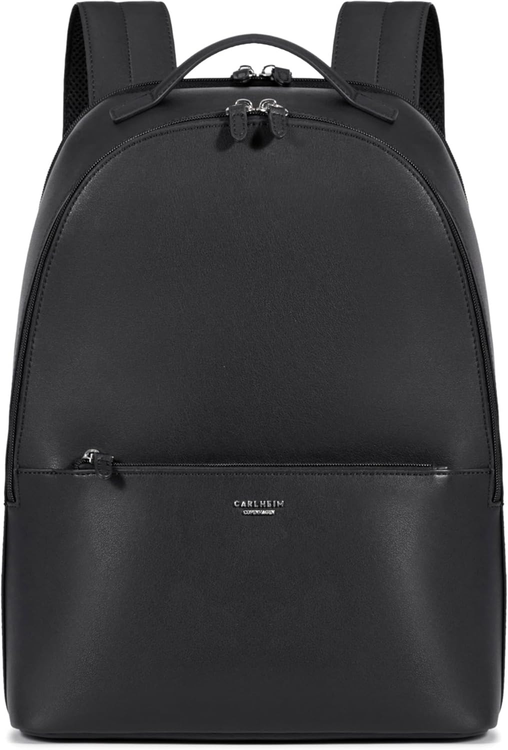 Carlheim Unisex Louvre Leather Backpack, brown, M