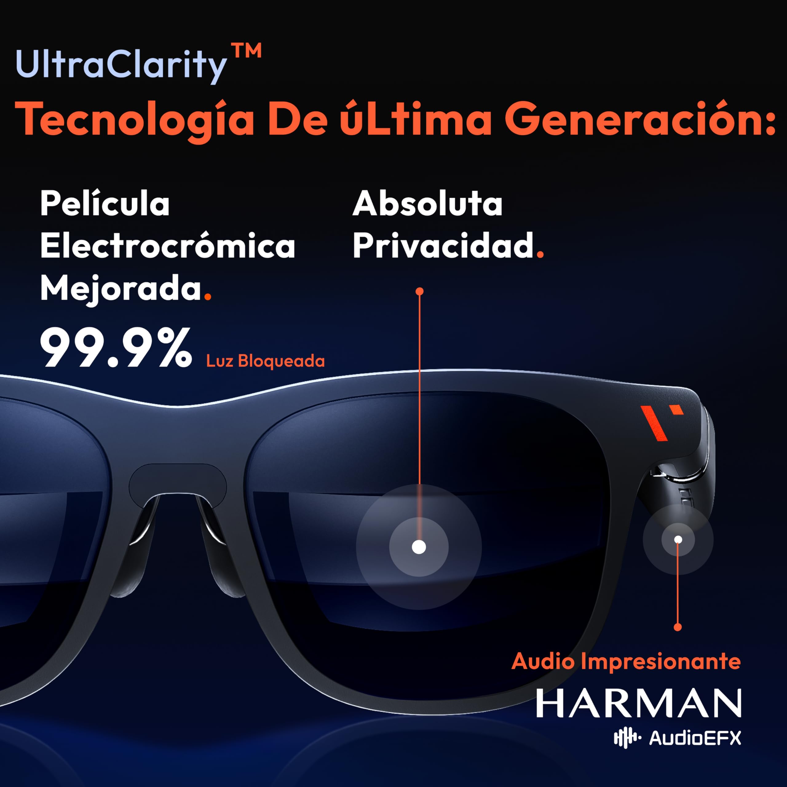 VITURE Pro XR/AR Gafas, pantalla de 135” 120 Hz 1000 nits,audio Harman,película electrocrómica,compatibles con iPhone 17/16/15,Android,Mac,PC&Steam Deck. Primera experiencia XR inmersiva para Switch 2