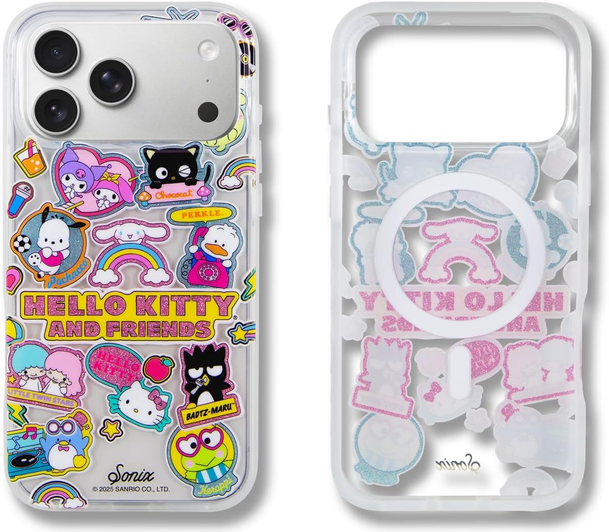 Sonix x Sanrio Case for iPhone 17 Pro Max | Compatible with MagSafe | 10ft Drop Tested | Hello Kitty and Friends Stickers