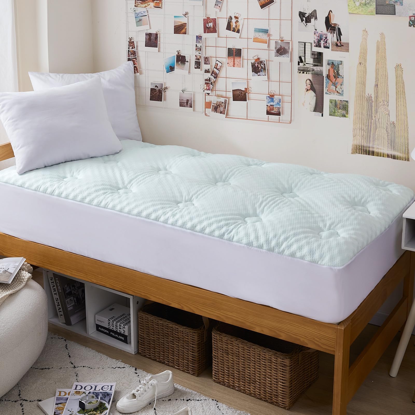 Twin Mattress Topper, 4Inch Memory Foam Mattress Topper