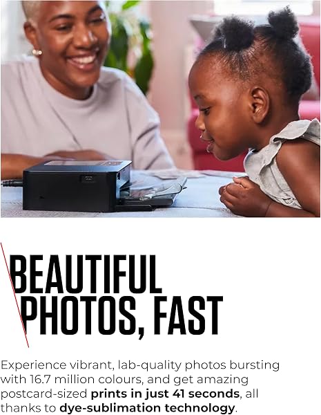 Canon SELPHY CP1500 Compact Photo Printer – Wireless Printing, Long-Lasting Prints, USB-C & SD Card Connectivity – Ideal for Scrapbooks & Photo Albums, Black GB - 3
