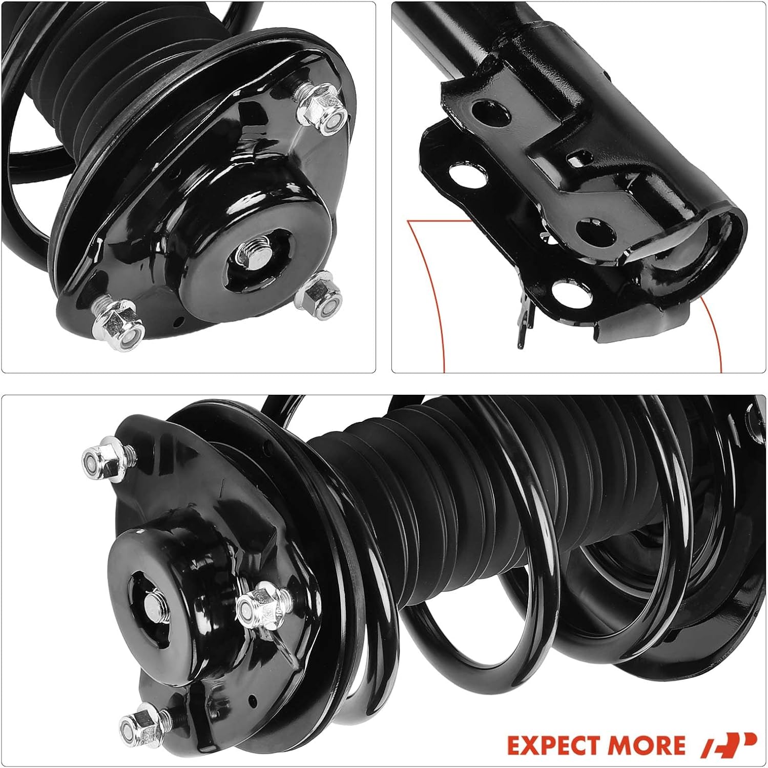 A-Premium 2x Front Complete Strut Compatible with Lexus ES300h 2019-2024, ES350 2019-2024 & Toyota Avalon 2020-2022, Quick Suspension Strut Shock Assembly