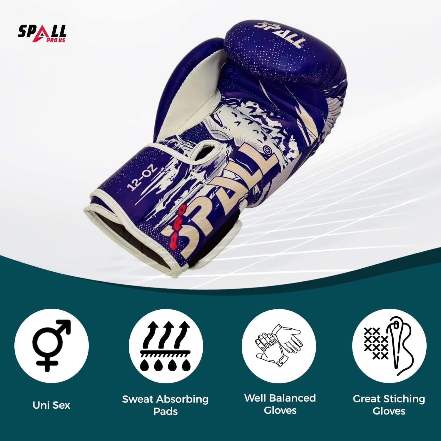 Boxing Gloves for Men & Women - Pro Training Sparring Punching Gloves - Muay Thai MMA, Kickboxing Heavy Bag Workout Leather Boxing Gloves