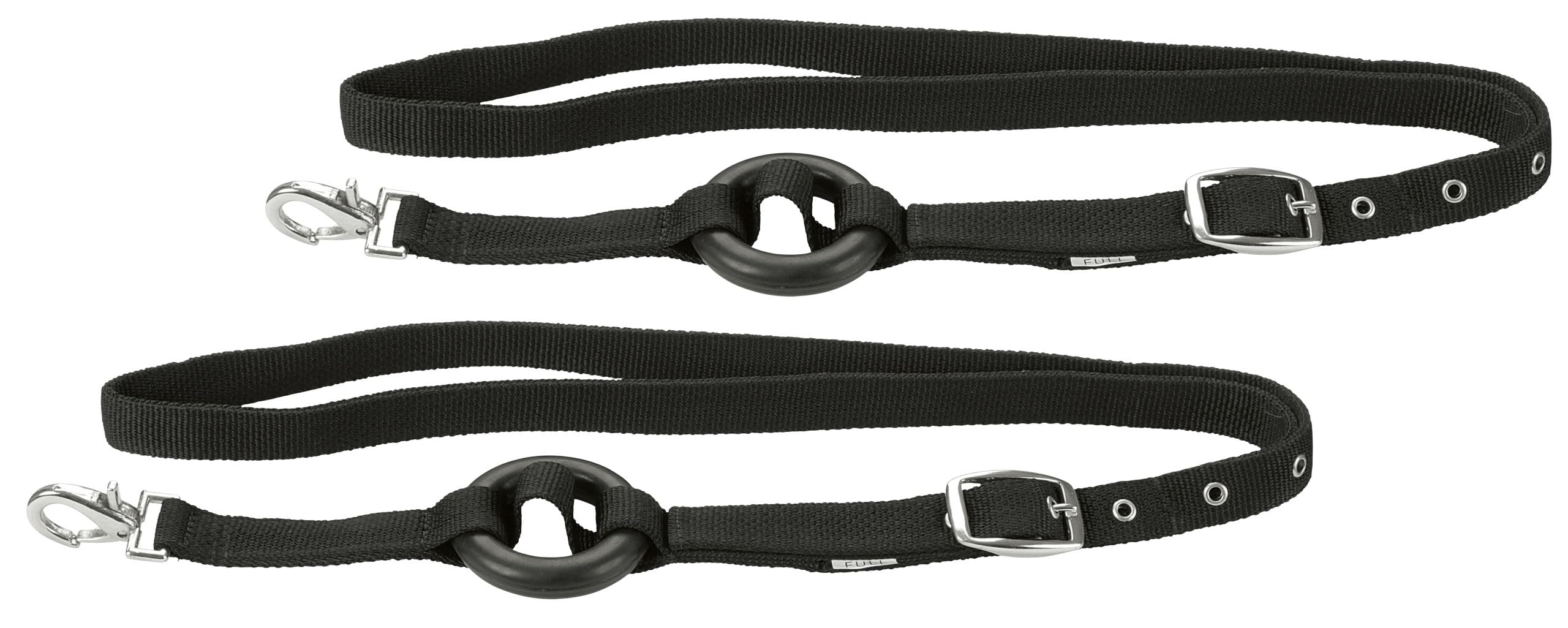 Covalliero Noir Elastic Horse Tack In Pairs