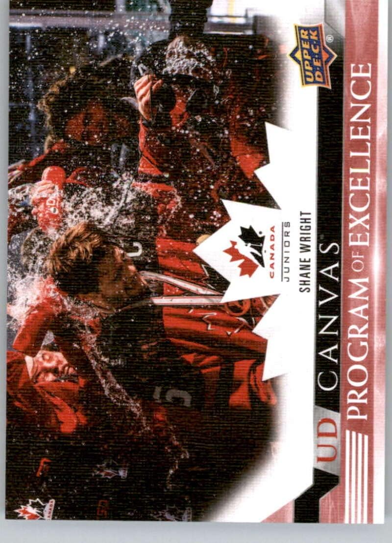 2022-23 Upper Deck UD Canvas #C265 Shane Wright Seattle Kraken Official NHL Hockey Card in Raw (NM or Better) Condition