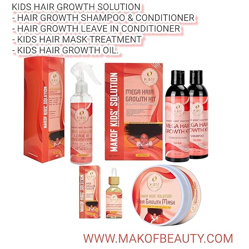 Miniatura 3 de MASCARILLA DE CRECIMIENTO DEL CABELLO PARA NIÑOS, Con aceite de ricino y aceite de coco, hidrata, promueve el crecimiento del cabello, reparación,