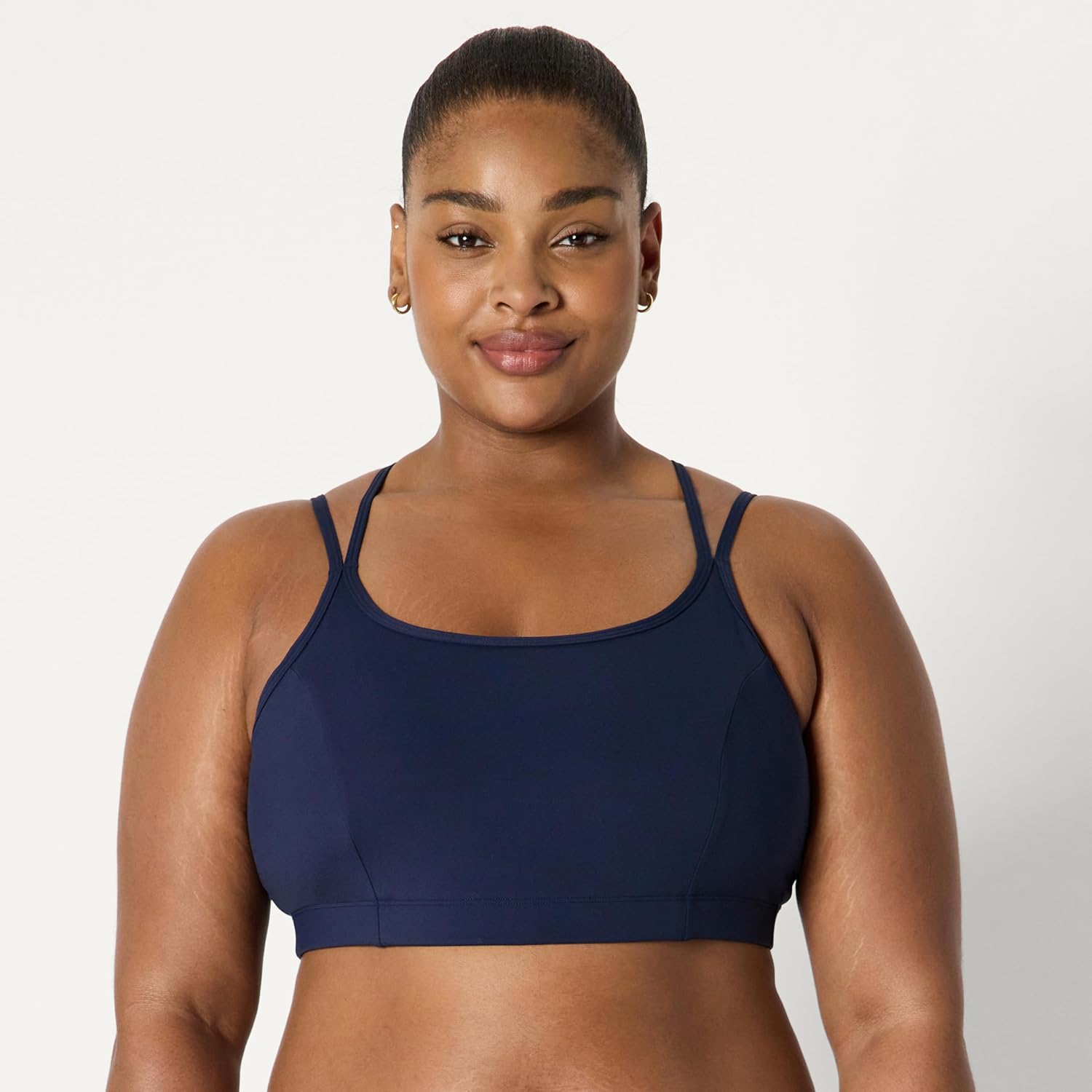 Amazon Essentials Women's Active Total Train Light Support Strappy Back Gym Workout Sports Bra - Image 6