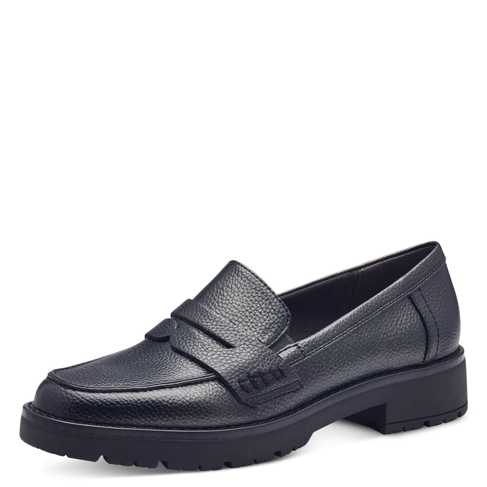 Jana Damen Slipper mit Blockabsatz Vegan