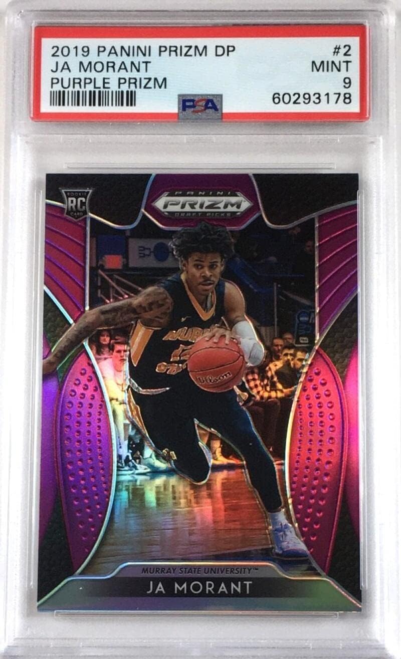 Ja Morant 2019-20 Panini Prizm Draft Prizms Purple #2 PSA 9 MINT Basketball NBA