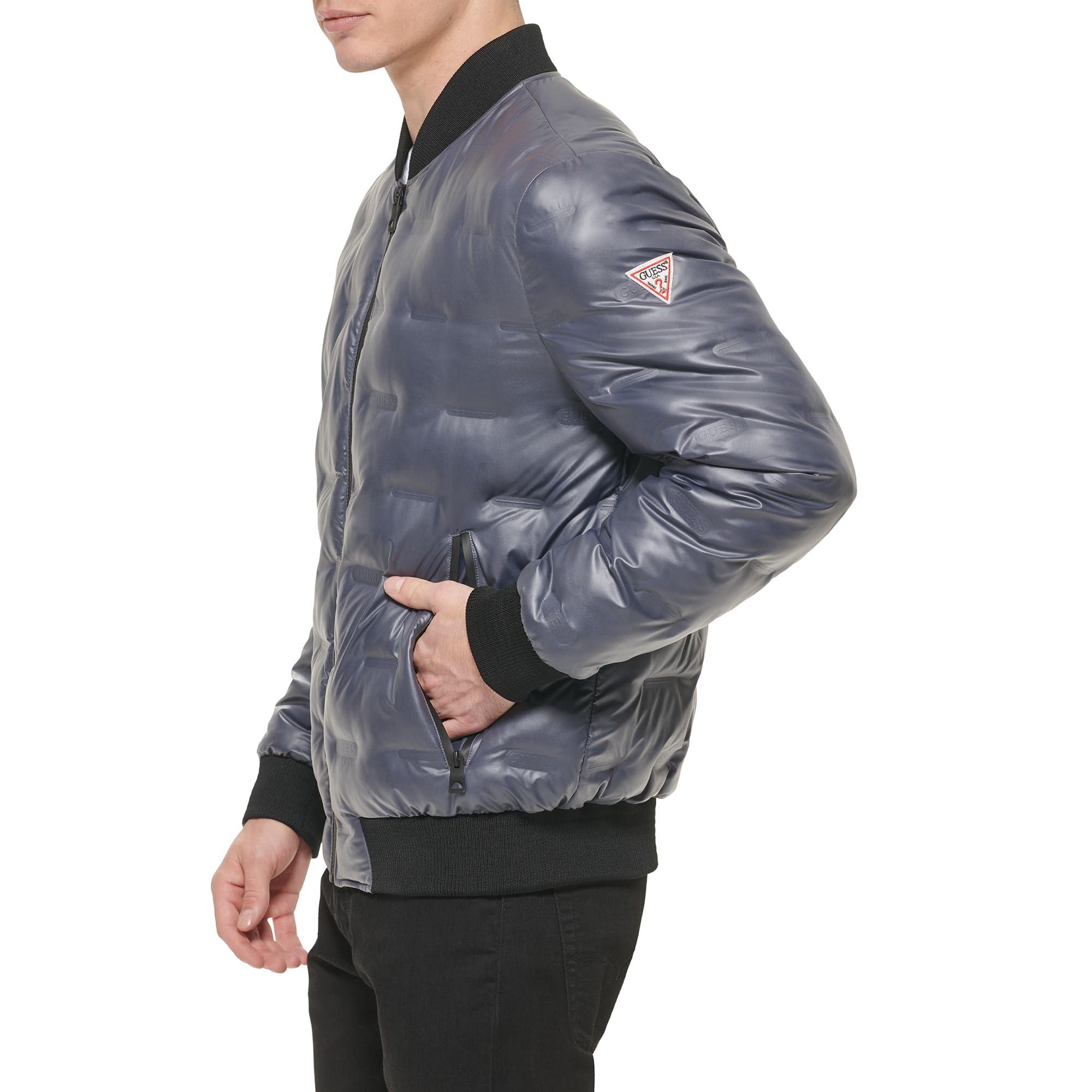 Cole Haan Regenjacke für Herren, Blau, XXL – Ansicht 3