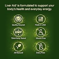 Vista 5 de LIVERITE Ayuda hepática con cardo mariano 150 cápsulas, apoya la función hepática saludable, limpieza, energía y bienestar diario