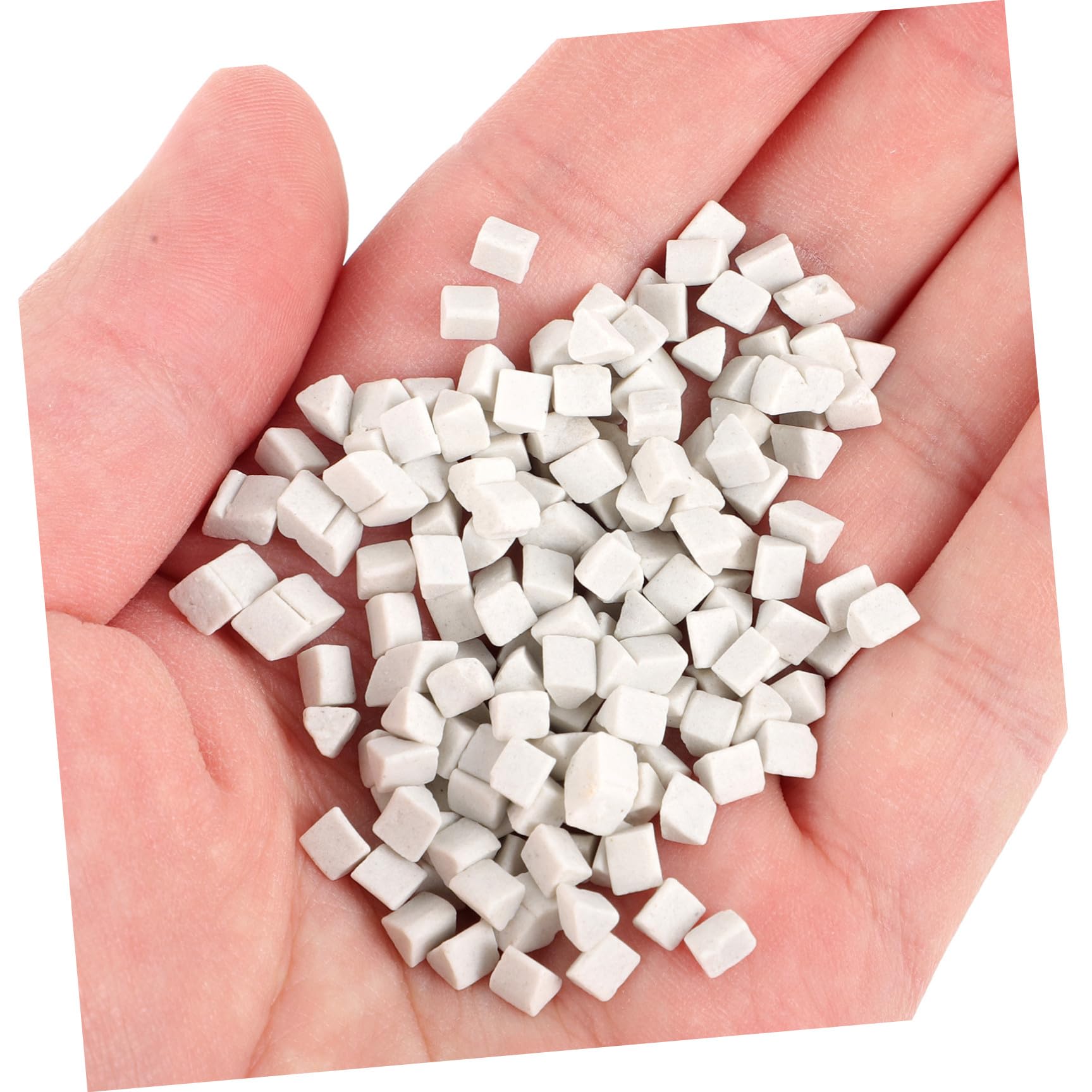 Weiße Keramik Dreieckskugeln 4mm 1kg für Steintrommeln