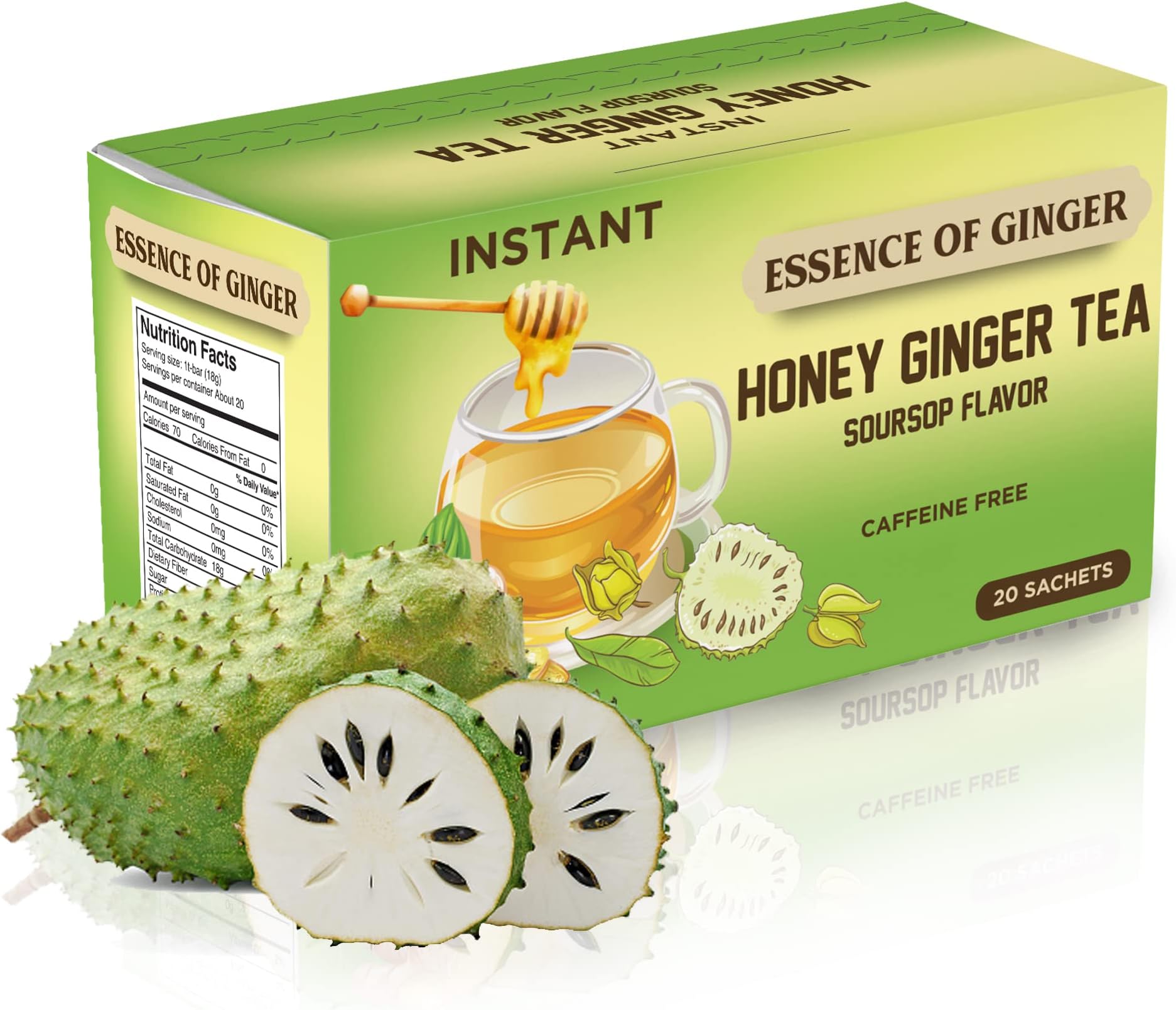 Essence Of Ginger Natural Soursop Graviola Honey Ginger