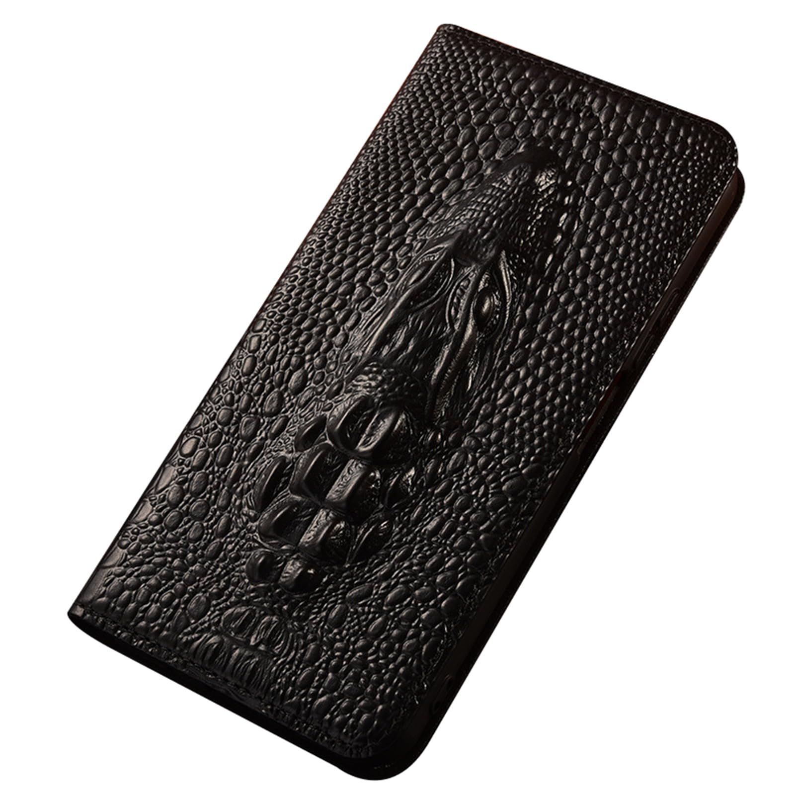 Étui Huawei Pura 90 Pro Max noir housse portefeuille clapet cuir véritable luxe