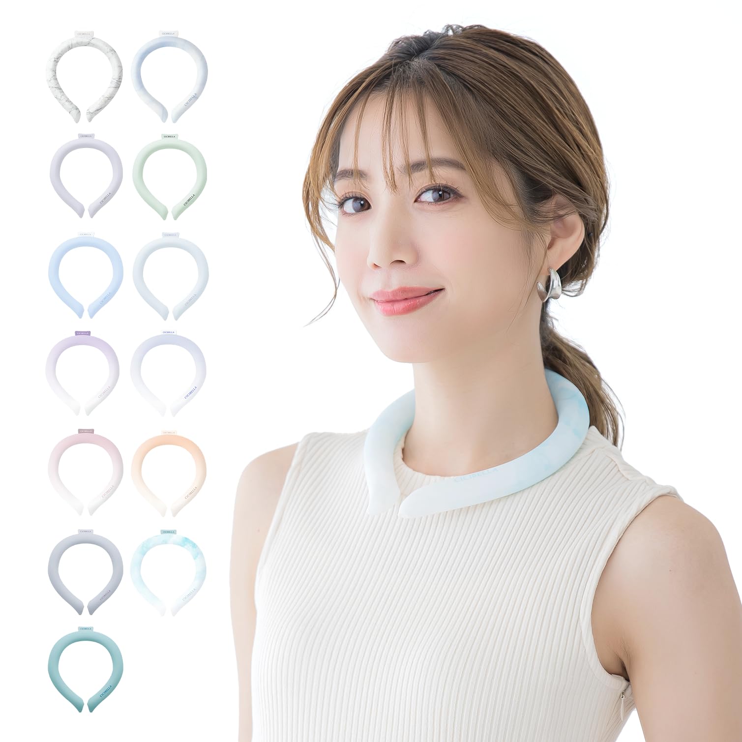 Amazon.co.jp: CICIBELLA【2026夏の新色登場】 アイスクールリング