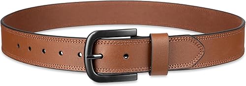 Miniatura 4 de Dickies cinturón de cuero auténtico para hombre estilo casual duradero, tallas regulares y grandes y altas