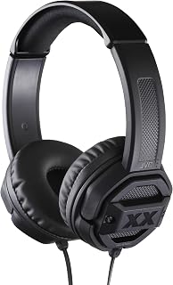 JVC HAS50X XX On-Ear Headphones with Powerful Bass, Dual Exteme Bass Ports, 40mm Driver Unit