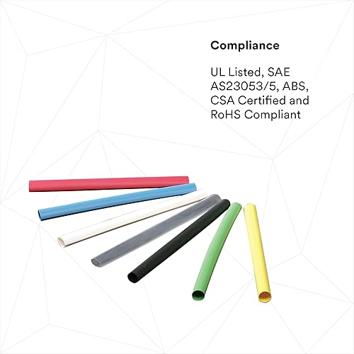 Vista 5 de 3M tubo termorretráctil de pared delgada FP-301-1 1/2-48"-Negro-24 unidades, 48 pulgadas de longitud (Pack de 24), Negro, 102