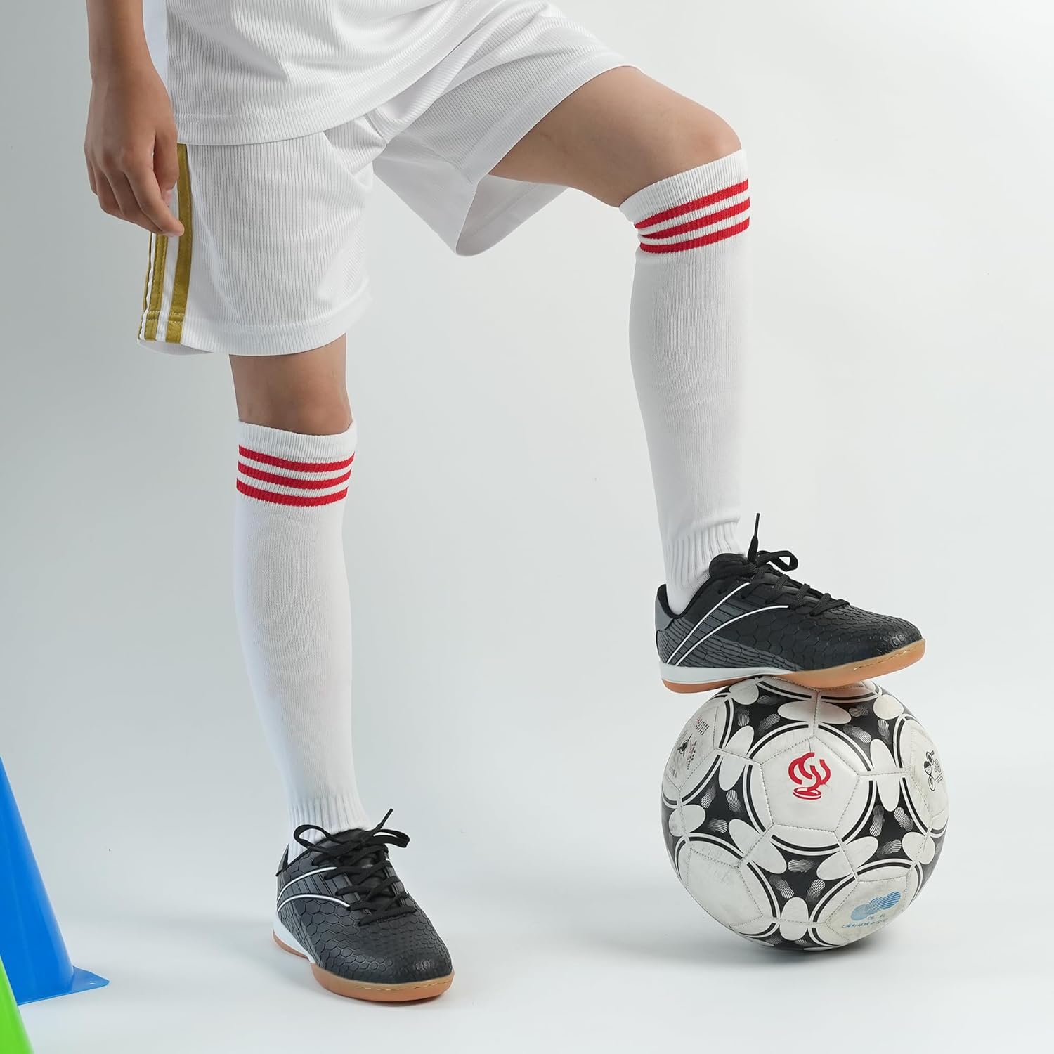 Hawkwell Kids Athletic Indoor Comfortable Soccer Shoes(Toddler/Little Kid/Big Kid) - Image 4