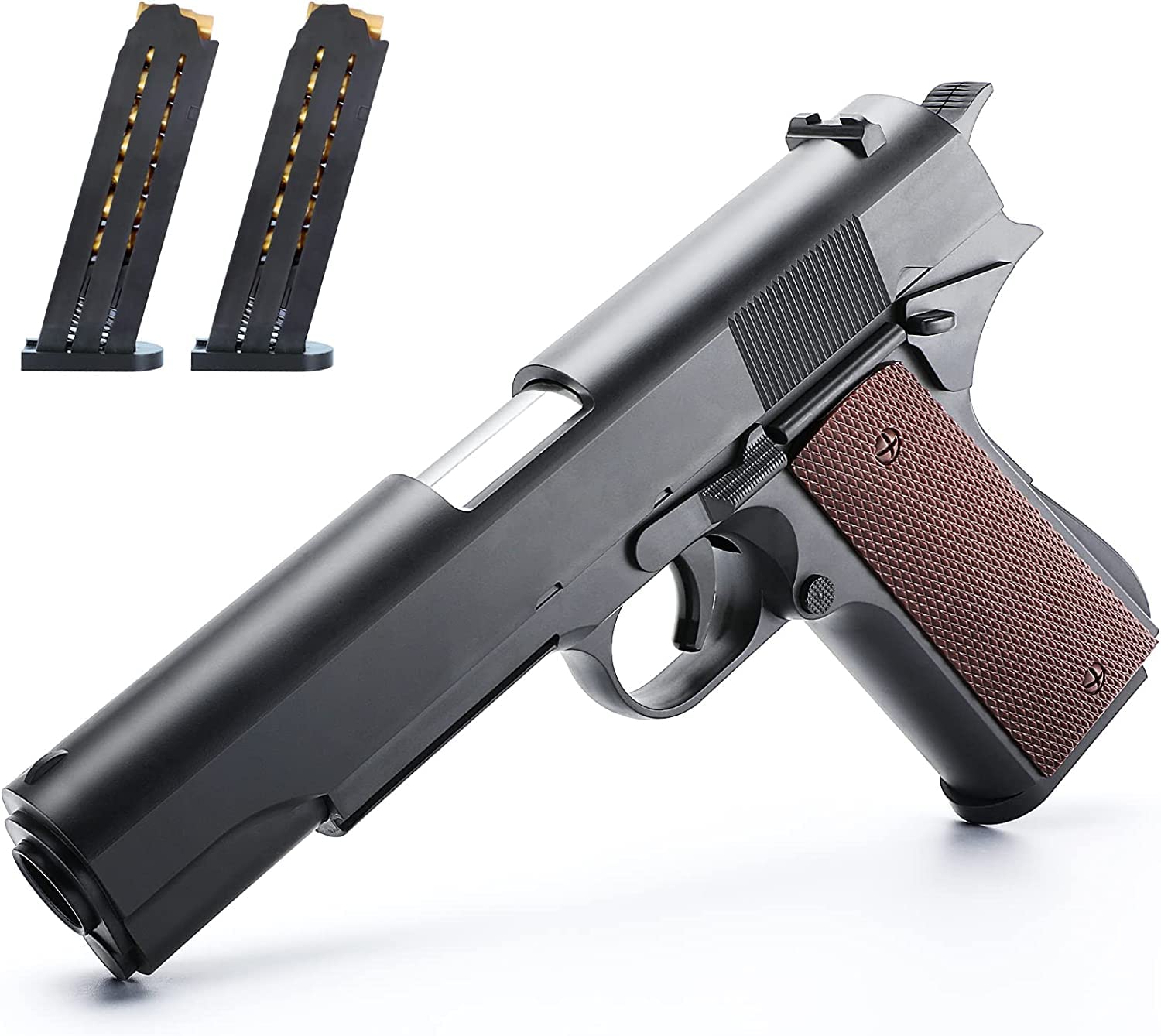 Buy Toy with Soft Bullets,M1911 Shell Ejection Soft Bullet Toy Pistols