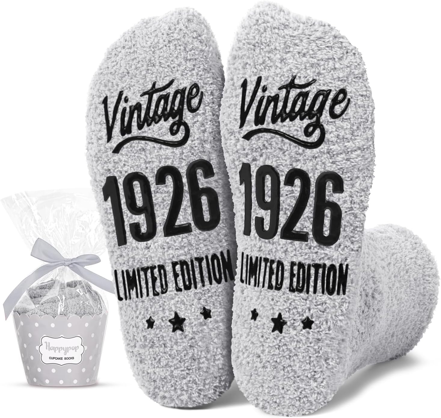HAPPYPOP Birthday Gifts Ideas for Elderly - Birthday Socks for People Born between 1924-1935