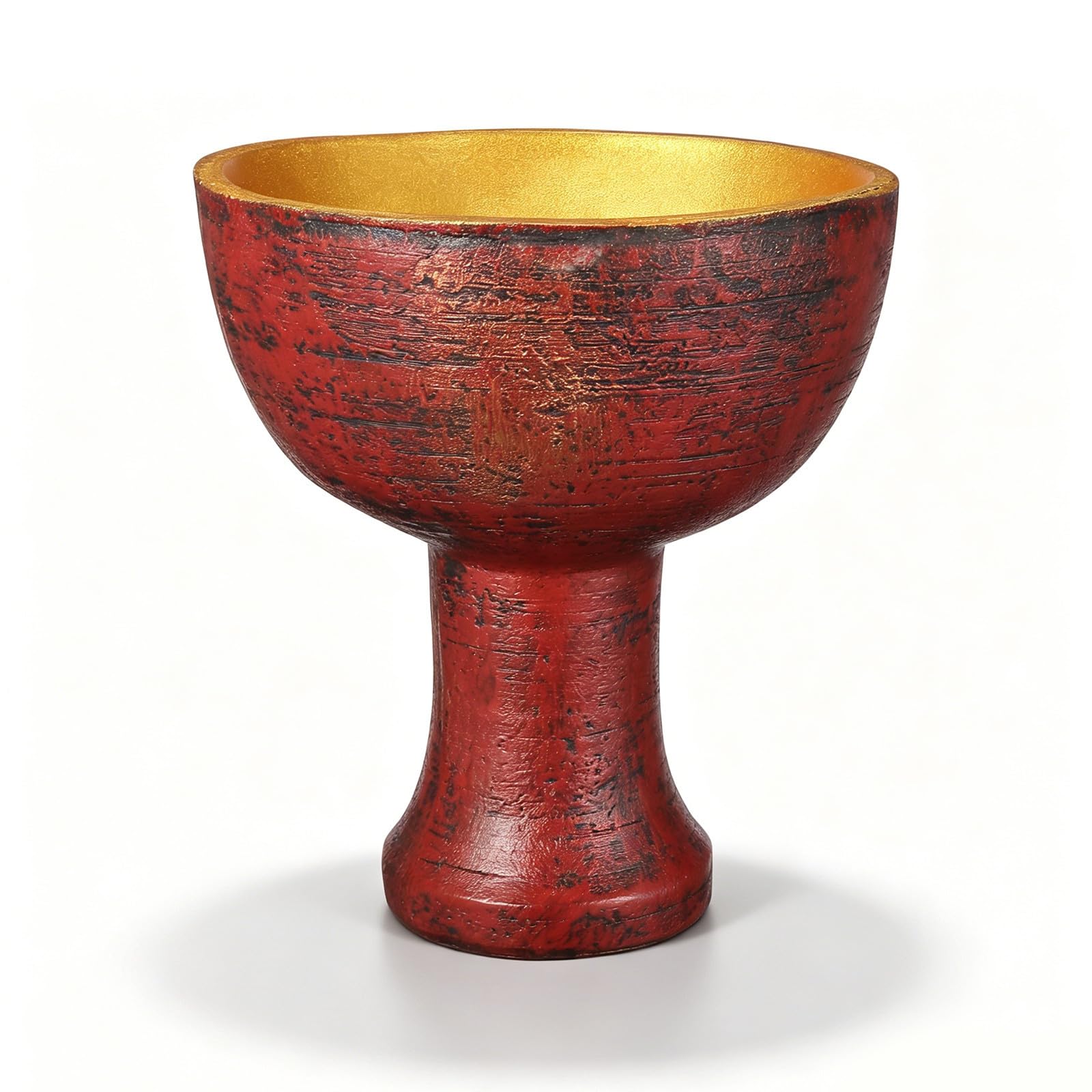 Copa ritual de resina para sacrificios familiares y altares domésticos solemnes