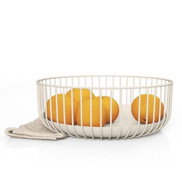Libken Wire FruitBowls -Stylish Metal Wire FruitBasket for Kitchens -Decorative Fruit and Veg Storage Holder - Ideal Kitchen