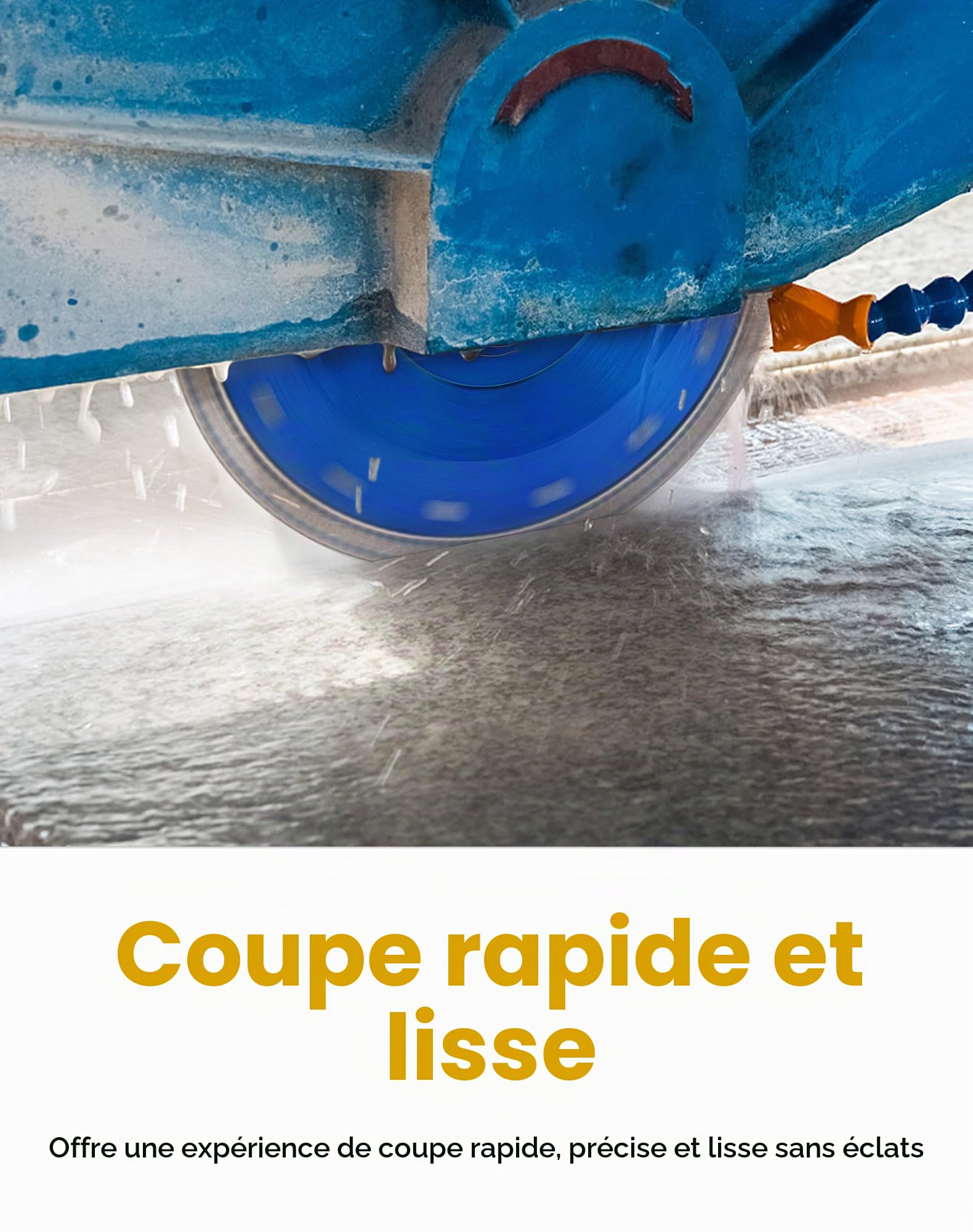 Disque à tronçonner diamanté 350 x 25,4 mm pour carrelage, extra fin pour carrelage, marbre, granit