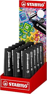 STABILO BOSS ORIGINAL NatureCOLORS - Rotulador (15 unidades), color negro