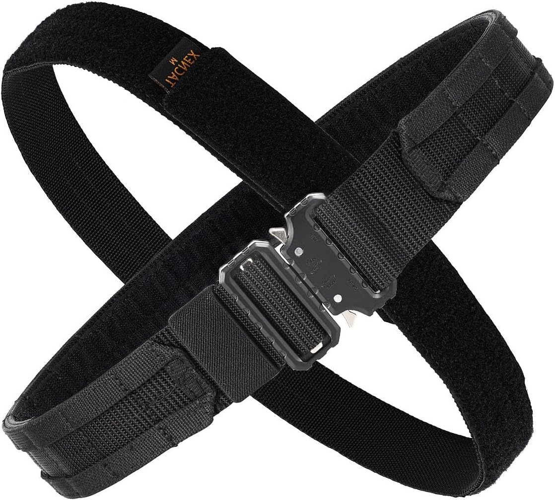 TACNEX Tactical Gun Belt Molle Battle Belt 1.75" & 1.5" Rigger Heavy Duty Belt - Image 4