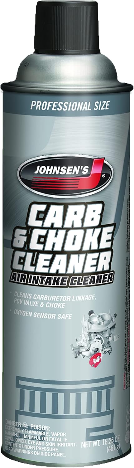Johnsen's 4642NC-12PK Non-VOC Compliant Carburetor Cleaner - 16.25 oz., (Pack of 12)