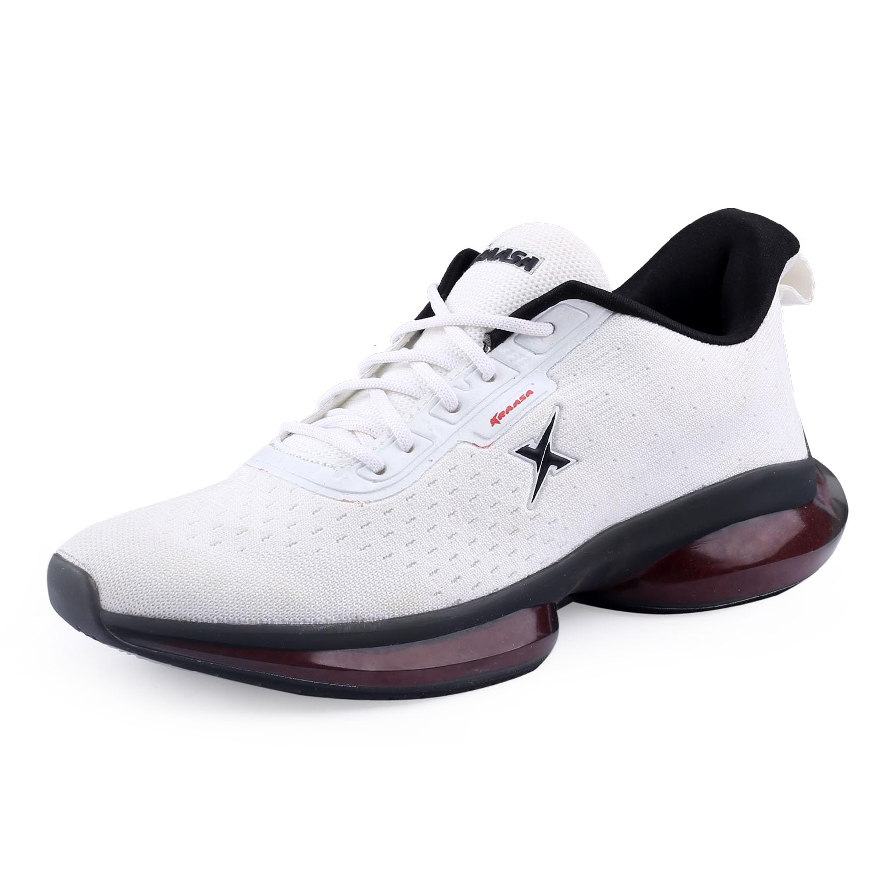 Kraasa RunPro Running Shoes for Men | Soft Cushioned Insole | Walking & Gym Shoes with Max Cushion Technology | Lace Up Sneakers for Men White UK 6 (B0CDPR3724) Amazon Price History, Amazon Price Tracker