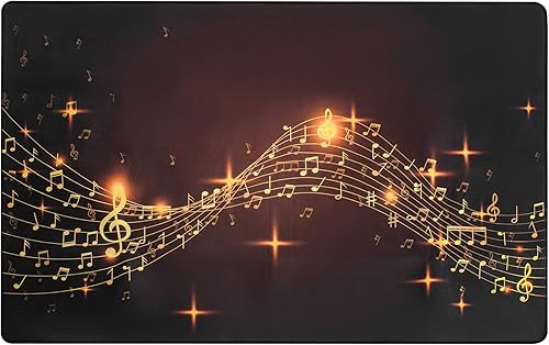 TORIBIO Alfombra de batería de 6 pies x 5 pies, alfombra musical con parte inferior de agarre antideslizante, almohadillas de alfombra