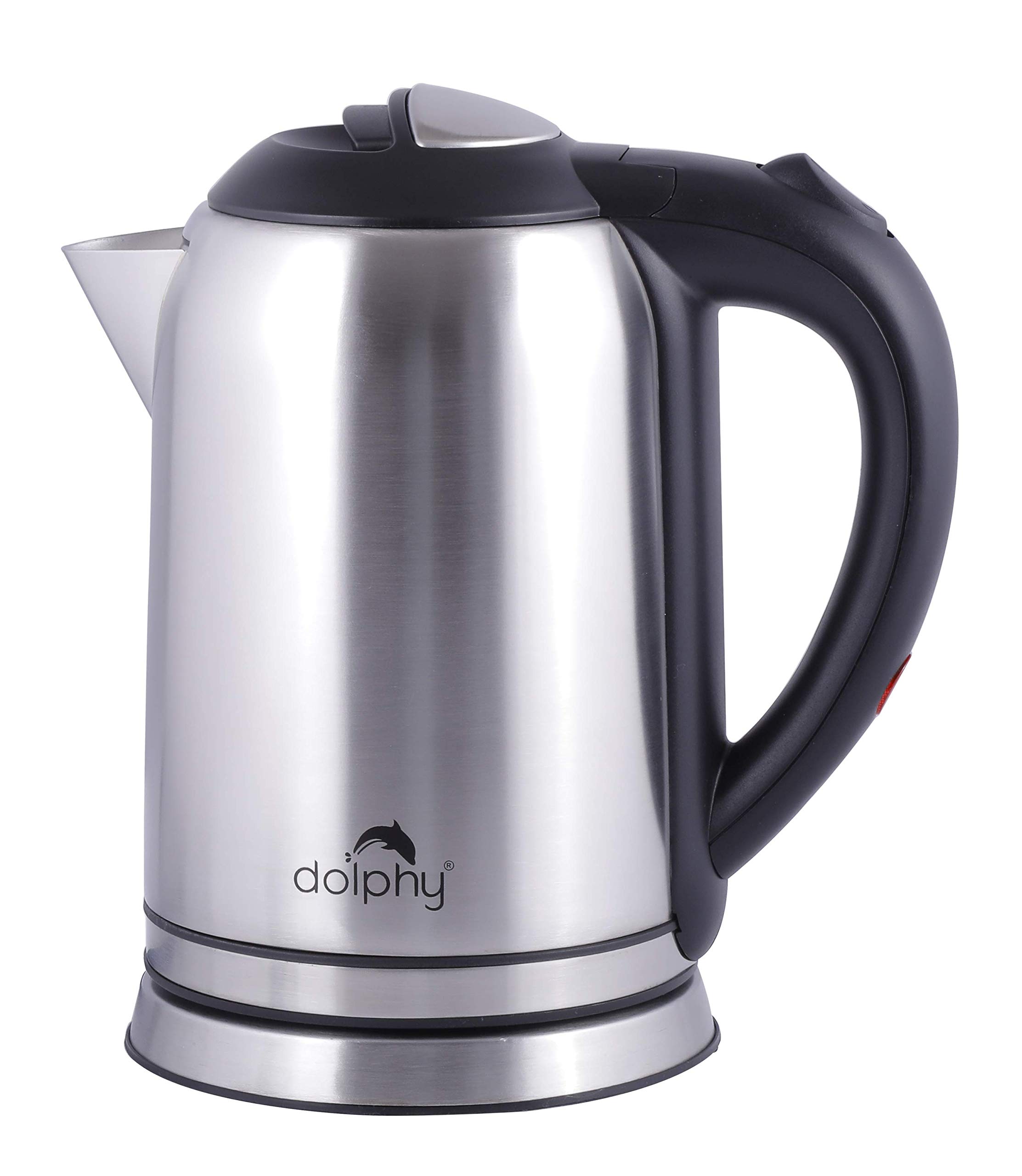 Dolphy 1.0 Liter Electric Kettle - 304 Stainless Steel + ABS Cordless Tea Kettle 1000W-image-38