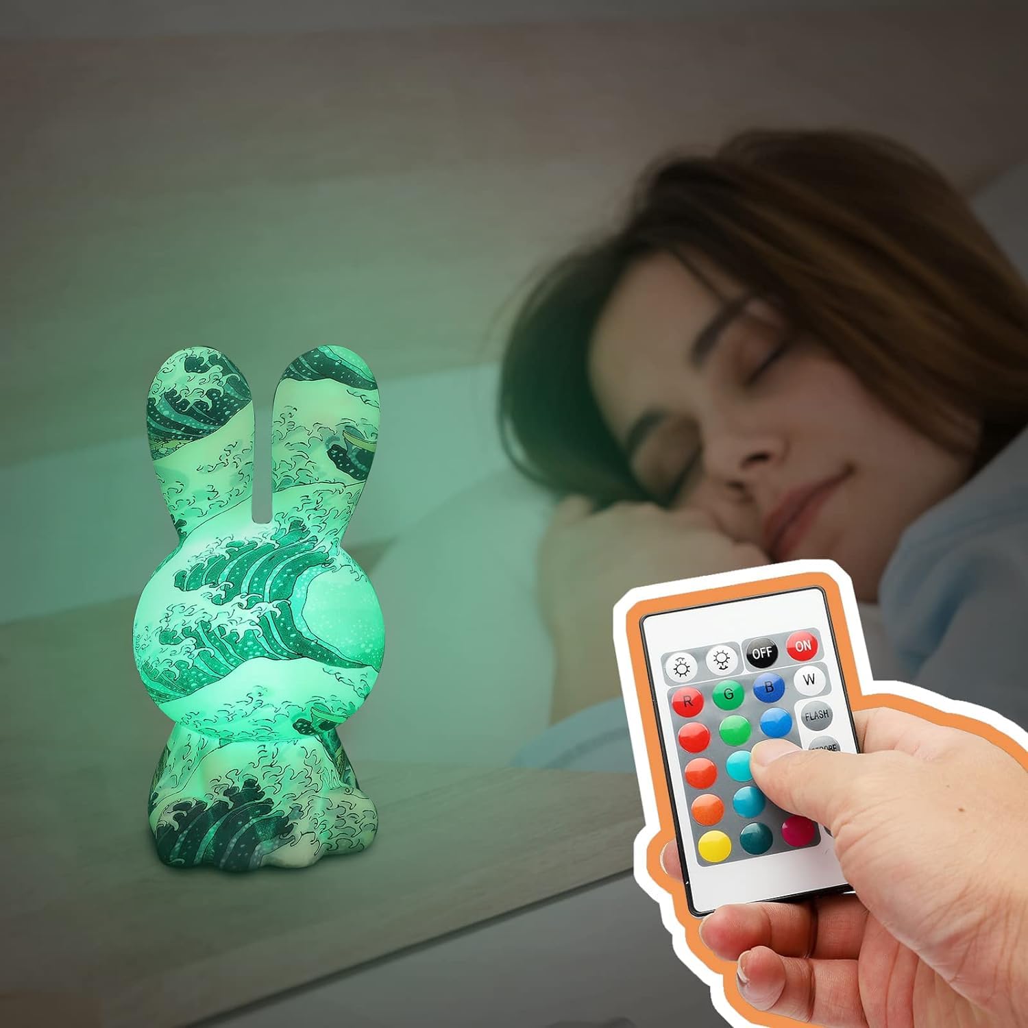 Lámpara de Noche Exquisita para niños, luz Nocturna Recargable por USB, luz para guardería de bebé, lámpara pequeña, luz Nocturna sin Parpadeo