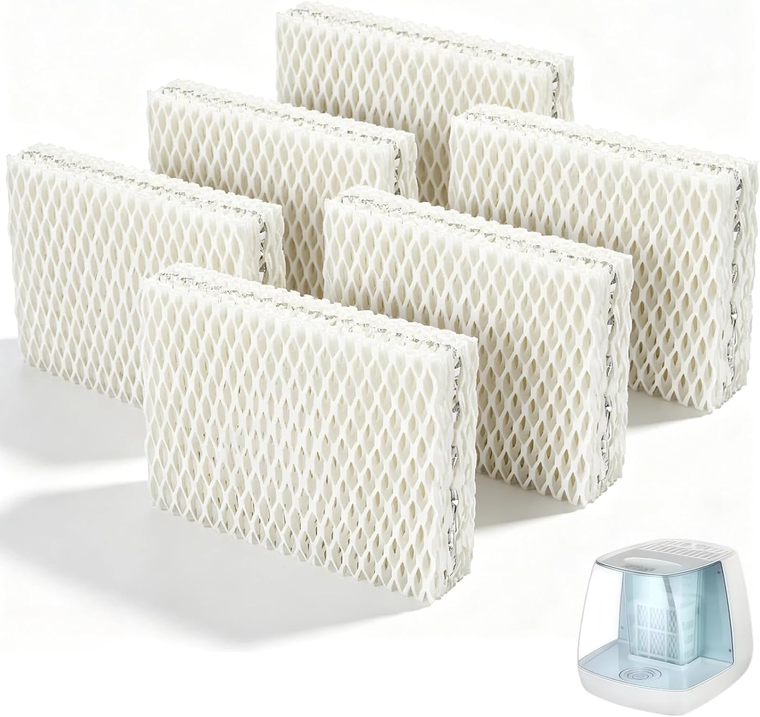 6-PK WF813 Humidifier Filters Compatible with Equate EQWF813 ReliOn ProCare