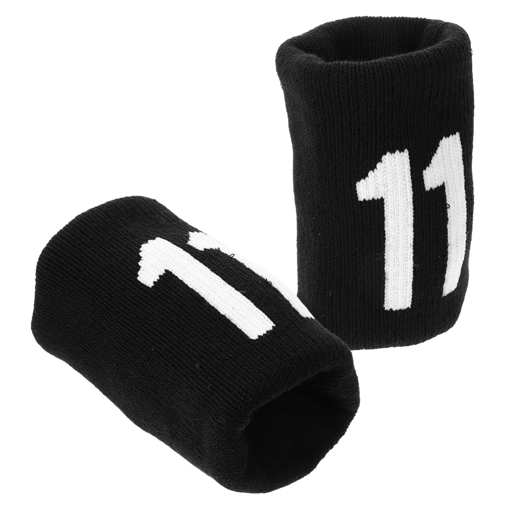 Happyyami 1 Pair Basketball Wristband Elasticity Sweat Band Polyester