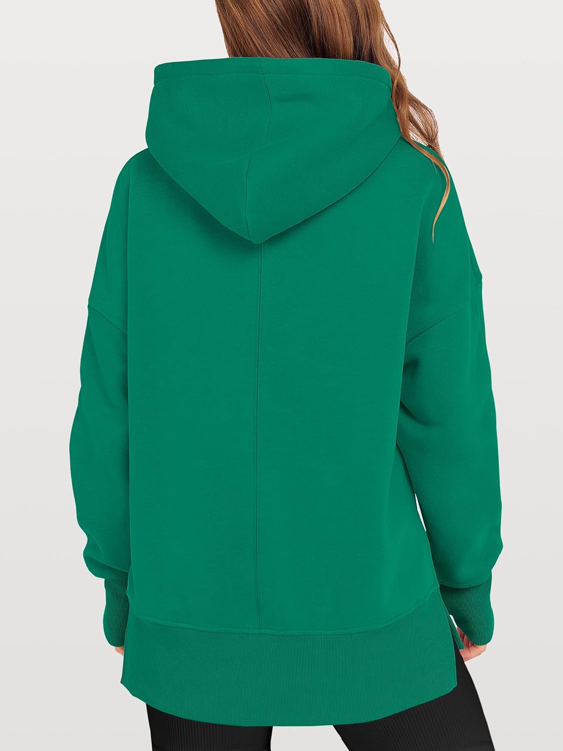 ANRABESS Womens Oversized Hoodies Long Sleeve Fleece Side Slit Hooded Sweatshirts Pullover 2026 Fall Outfits Y2K Clothes - Image 5