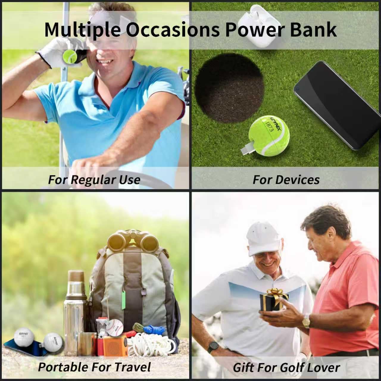 Mini caricabatterie portatile USB C Power Bank 2000 mAh caricabatterie per telefono compatibile con iPhone 17/17 Air/17 Pro/17 Pro Max/16/16 Plus/16 Pro/16 Pro Max/15 Series, Galaxy Series