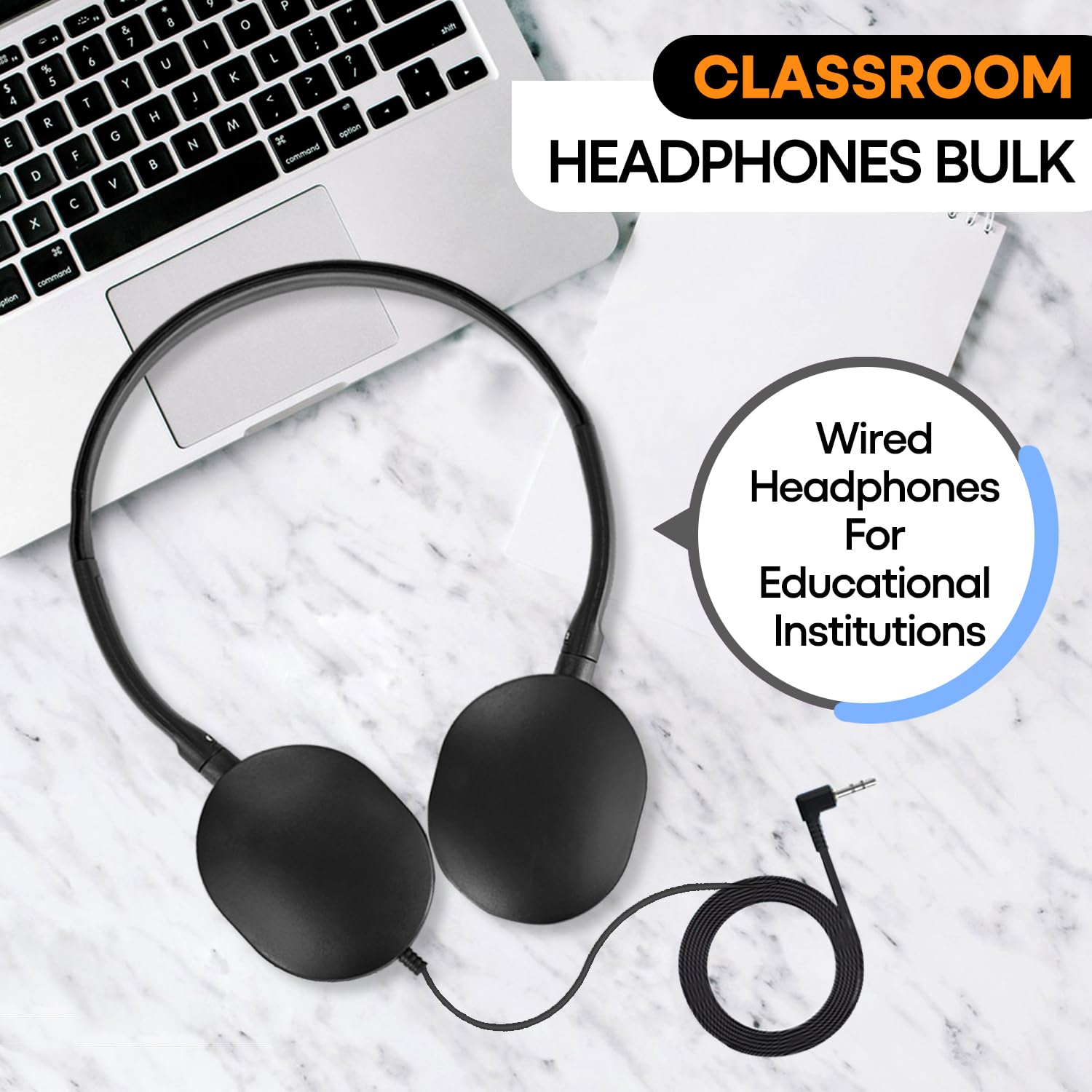 50 Pack Classroom Headphones for Students Kids School - Dettaglio