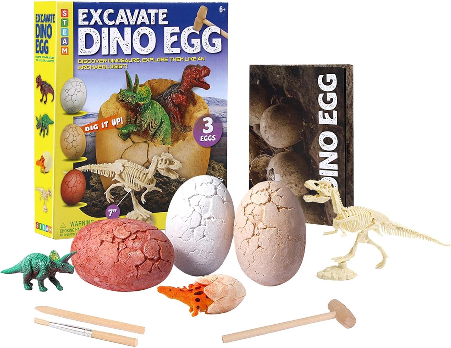 Hagar Dino Eggs Dig Kit Educational Dig Dinosaur Eggs Kit Toys