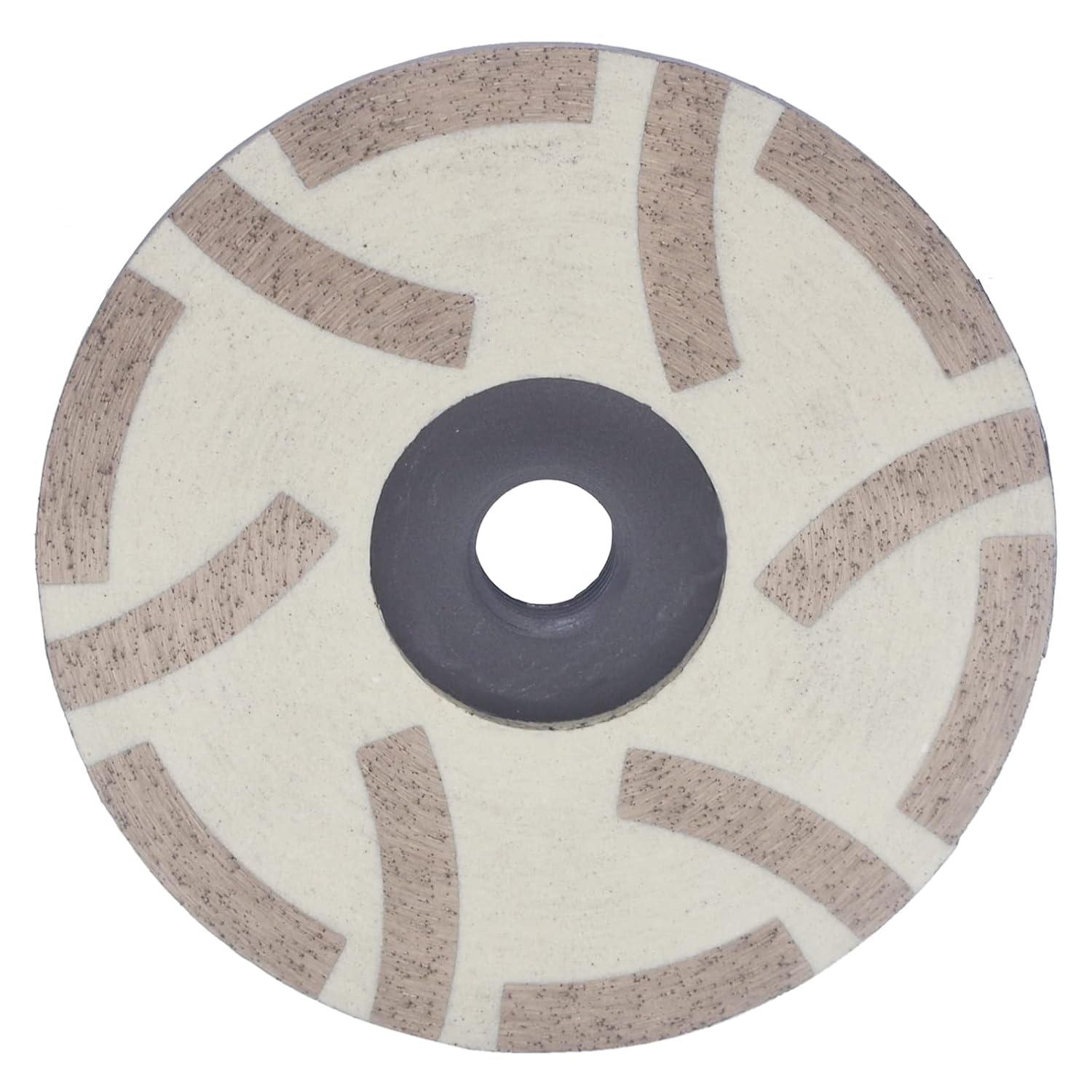 Fine Grit 4 Inch Diamond Resin Filled Grinding Wheel for Granite Marble Engineered Stone Quartz and Tile 12 Segmented Diamond Resin Grinding Cup Wheel with 5/8"-11 Thread