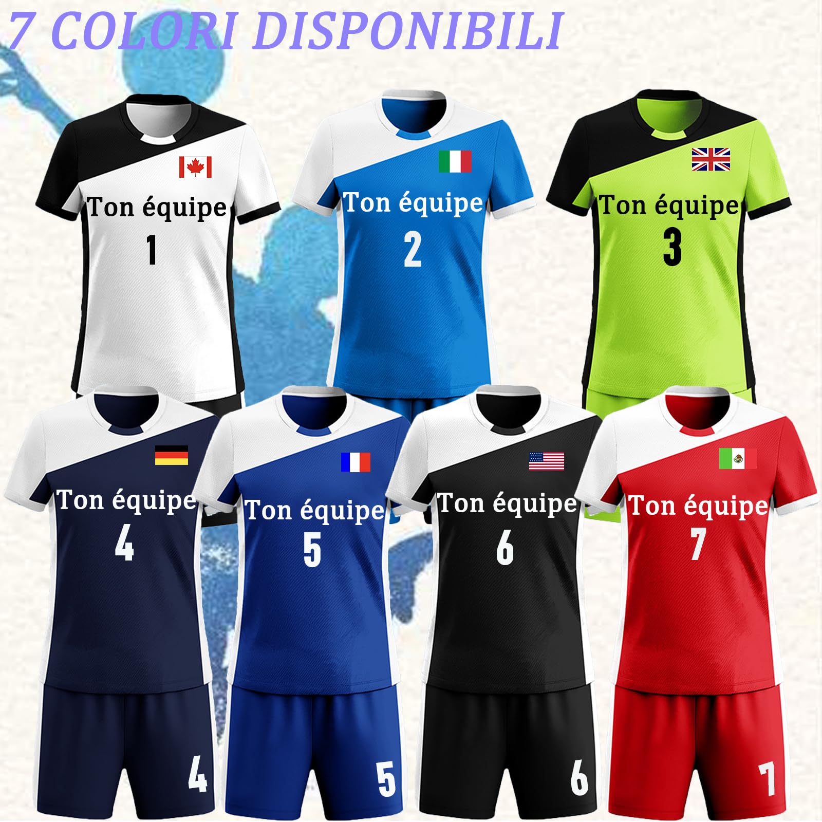 Maillot Volleyball Personnalisé avec Nom et Nnuméro d'équipe pour Fille et Femmes Maillot de Volleyball Personnalisée et Shorts pour Garçon Homme